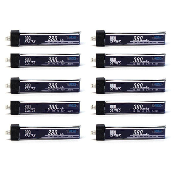 GNB 10 PACK of RDQ Series Plastic Head 380mAh 1S